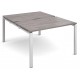 Adapt 1600mm Deep Sliding Top Back to Back Bench Desk